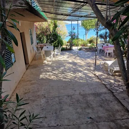 Beachfront House With Garden And Two Terraces