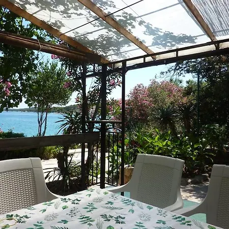 Beachfront House With Garden And Two Terraces * Tisno